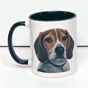 NEW Beagle Breed Specific Ceramic Dog Mug / Pet Lover/ Dog Lover/ Lee Keller